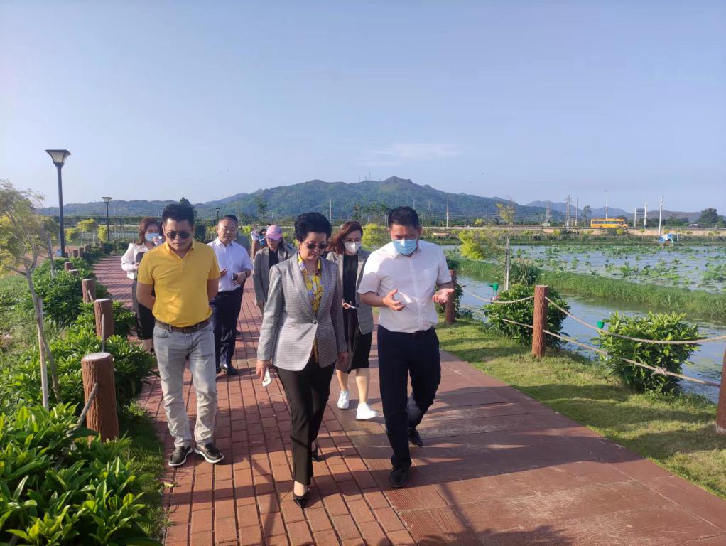 省生态修复协会轮值会长单位亚星管理平台集团带队赴汕尾全域土地整治军民融合试点项目调研